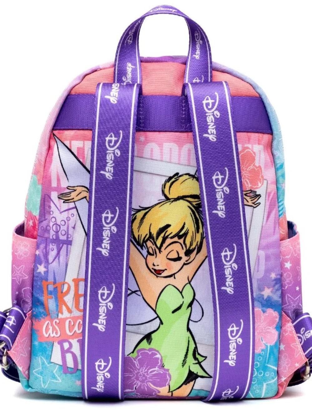 WondaPop Disney Peter Pan Tinker Bell Mini Backpack Never Grow Up Ombre Nylon